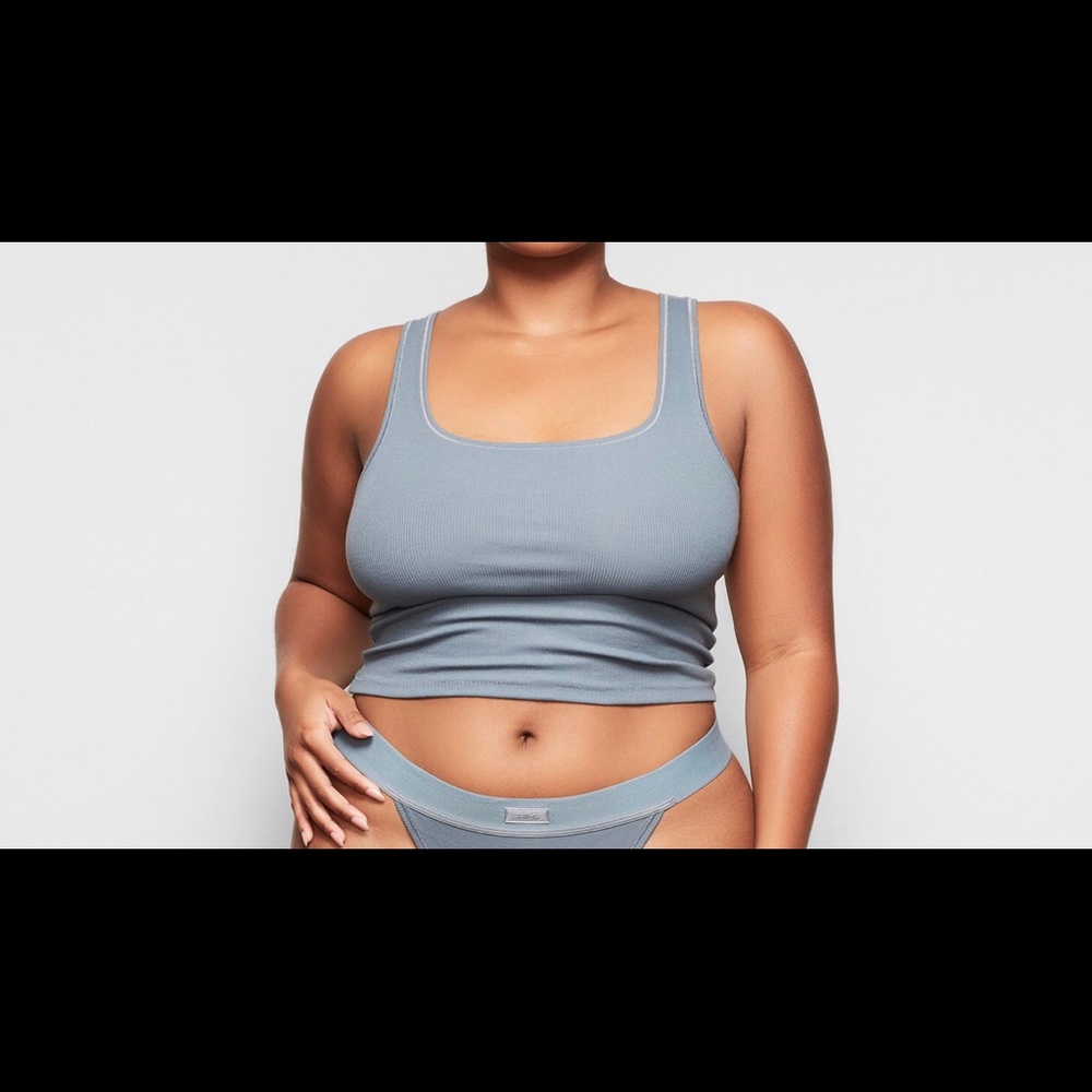 SKIMS Plus Size Tank & Boxer Shorts